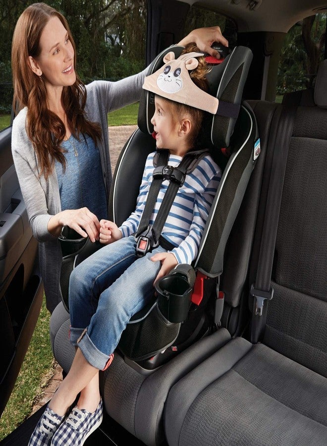 Luzly مسند رأس للأطفال الصغار أثناء النوم في مقعد السيارة، مسند رأس للسفر لمقعد السيارة للأطفال، حزام رأس قابل للتعديل لمقعد السيارة للأطفال - Image 4